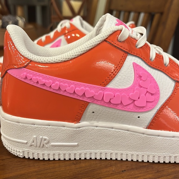 Nike Air Force 1 LV8 Valentines Day Heart Shoes Sneakers GS Youth 6 Women’s 7.5 - Picture 12 of 16